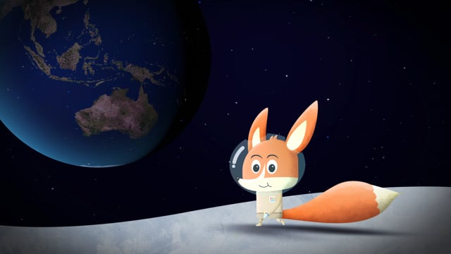 Astronaut Fox – Character Animation Walk Cycle