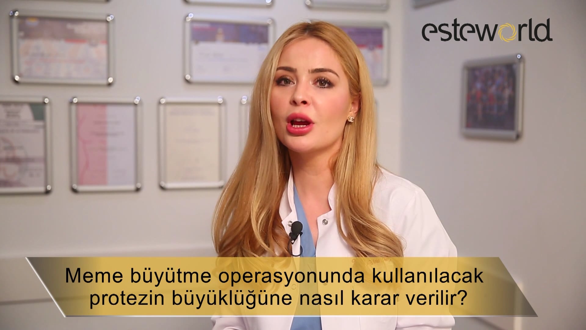 Esteworld Op Dr Çiğdem Derya Aytop, Meme Buyutme operasyonu hakkında bilgi veriyor.