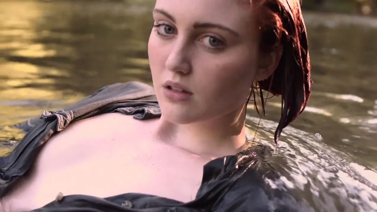 Model Gabbie Nude in the River!