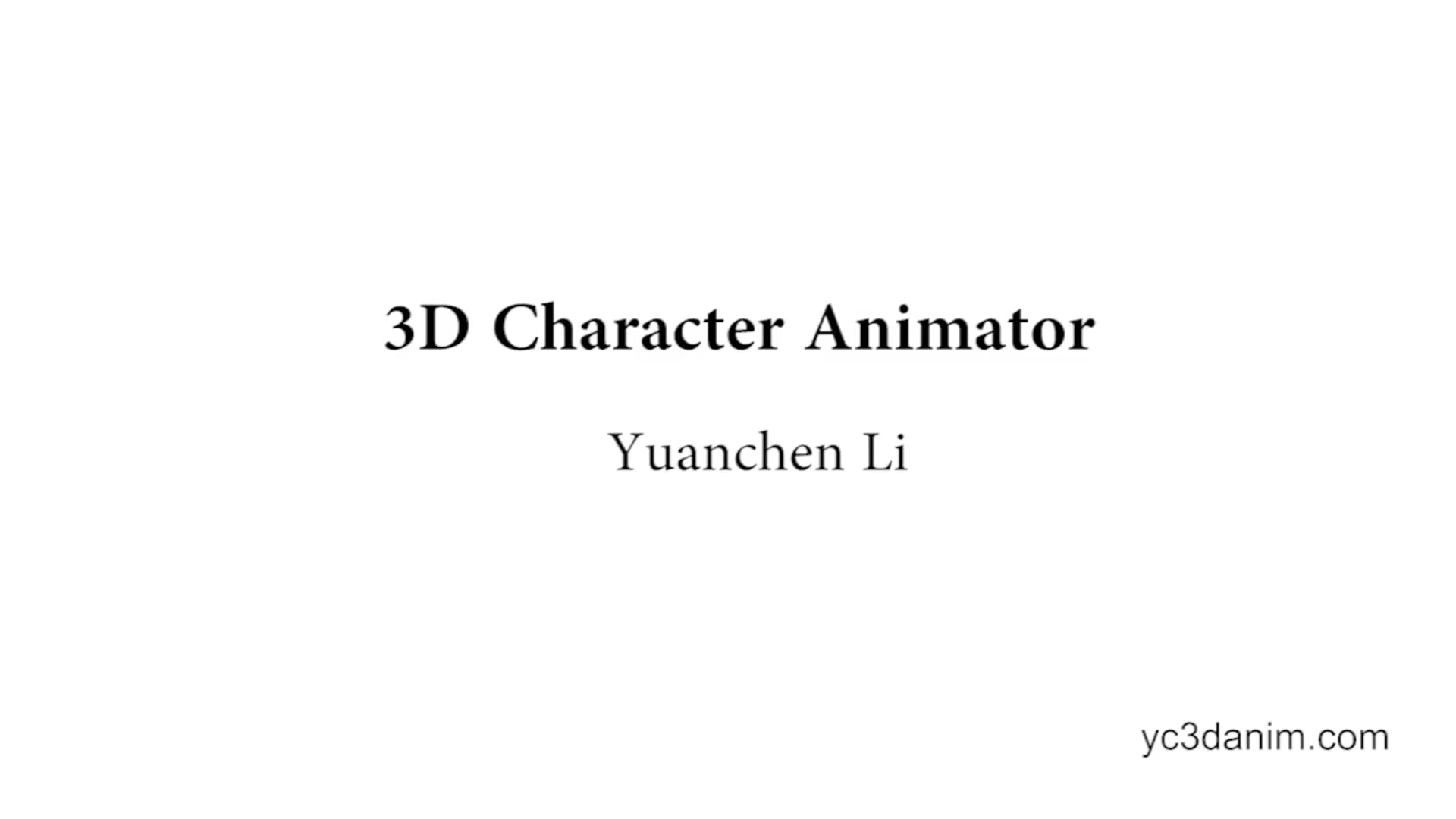 Demo Reel