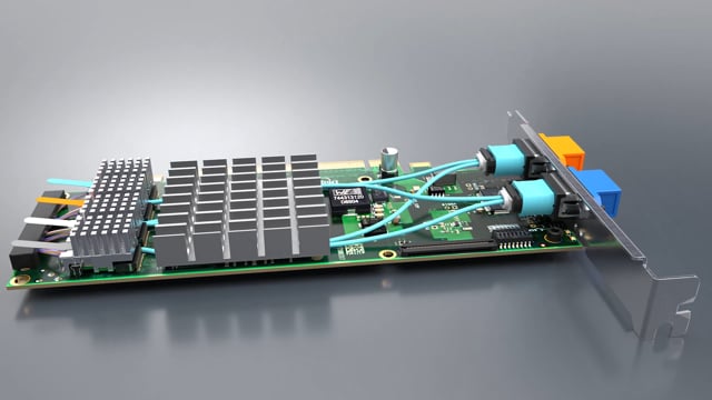 PCIe-Over-Fiber-Adapterkarte (Samtec PCOA-Serie)