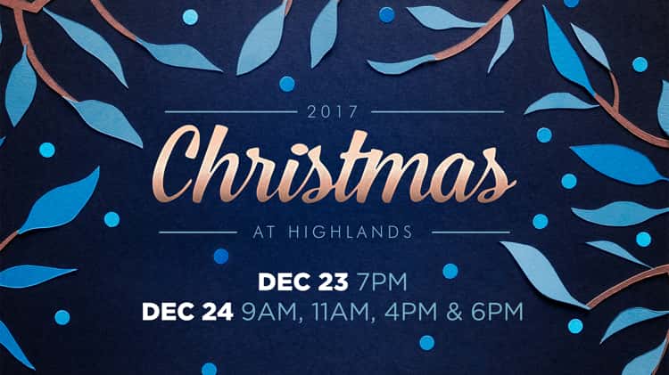 2017 Highlands Christmas Promo