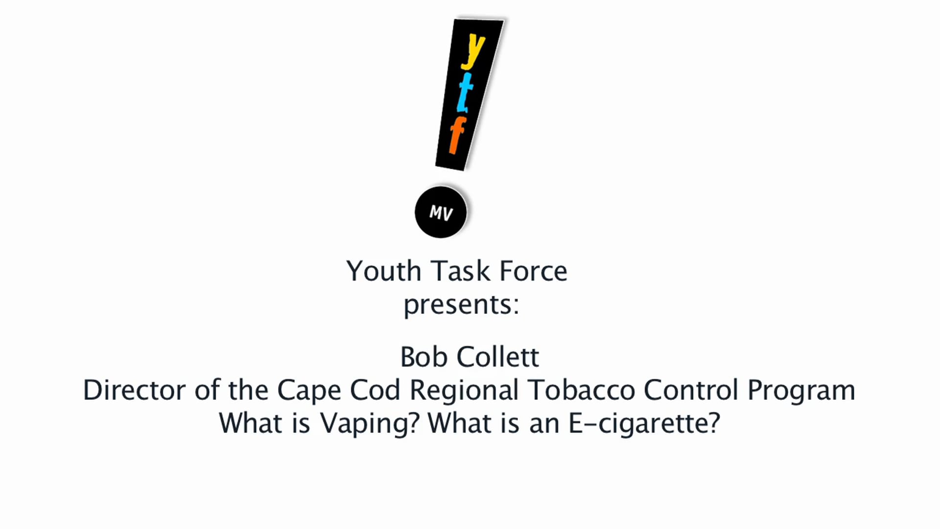 Bob Collett - What is Vaping,  What is an E-cigarette?