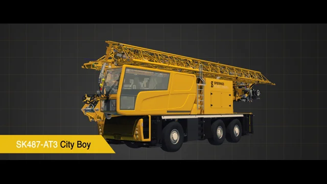 Cityboy show parts - Spierings mobile Cranes