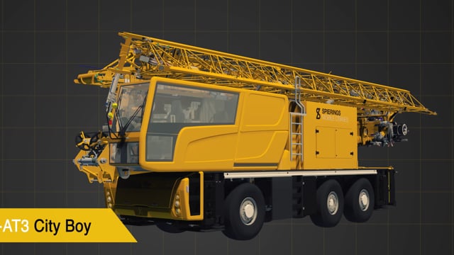 Cityboy show parts  -  Spierings mobile Cranes