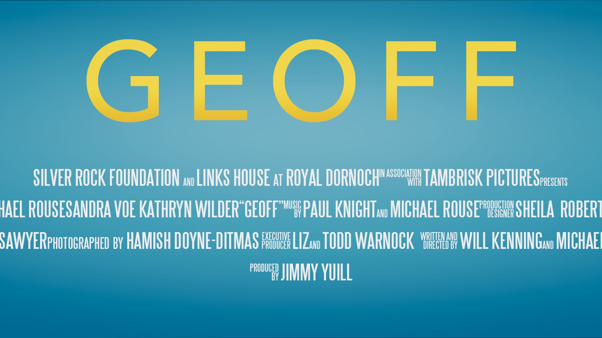 Geoff Official Trailer