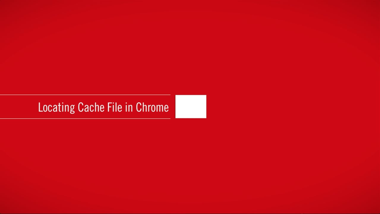 Troubleshooting Series - Locating A Cache File in Chrome on Vimeo