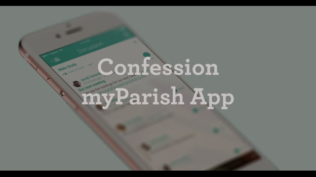 Confession Button in myParish App
