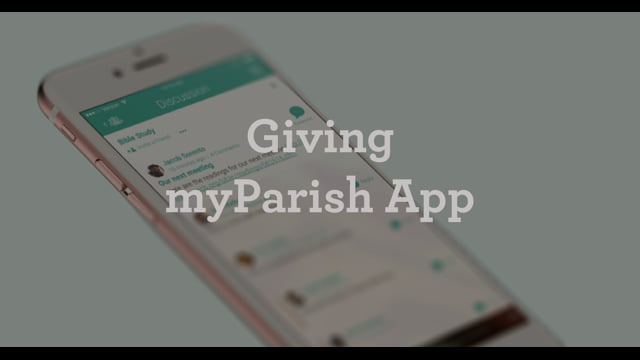 Giving Button in myParish App