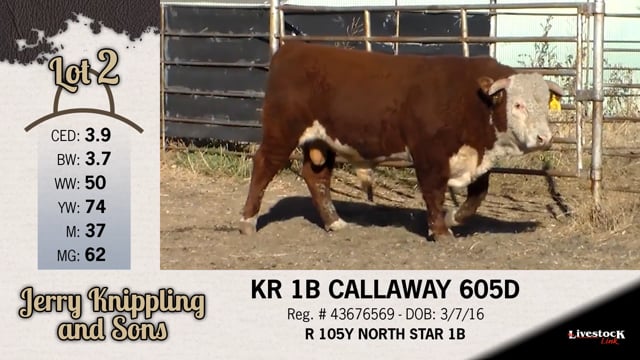 Lot #2 - KR 1B CALLAWAY 605D