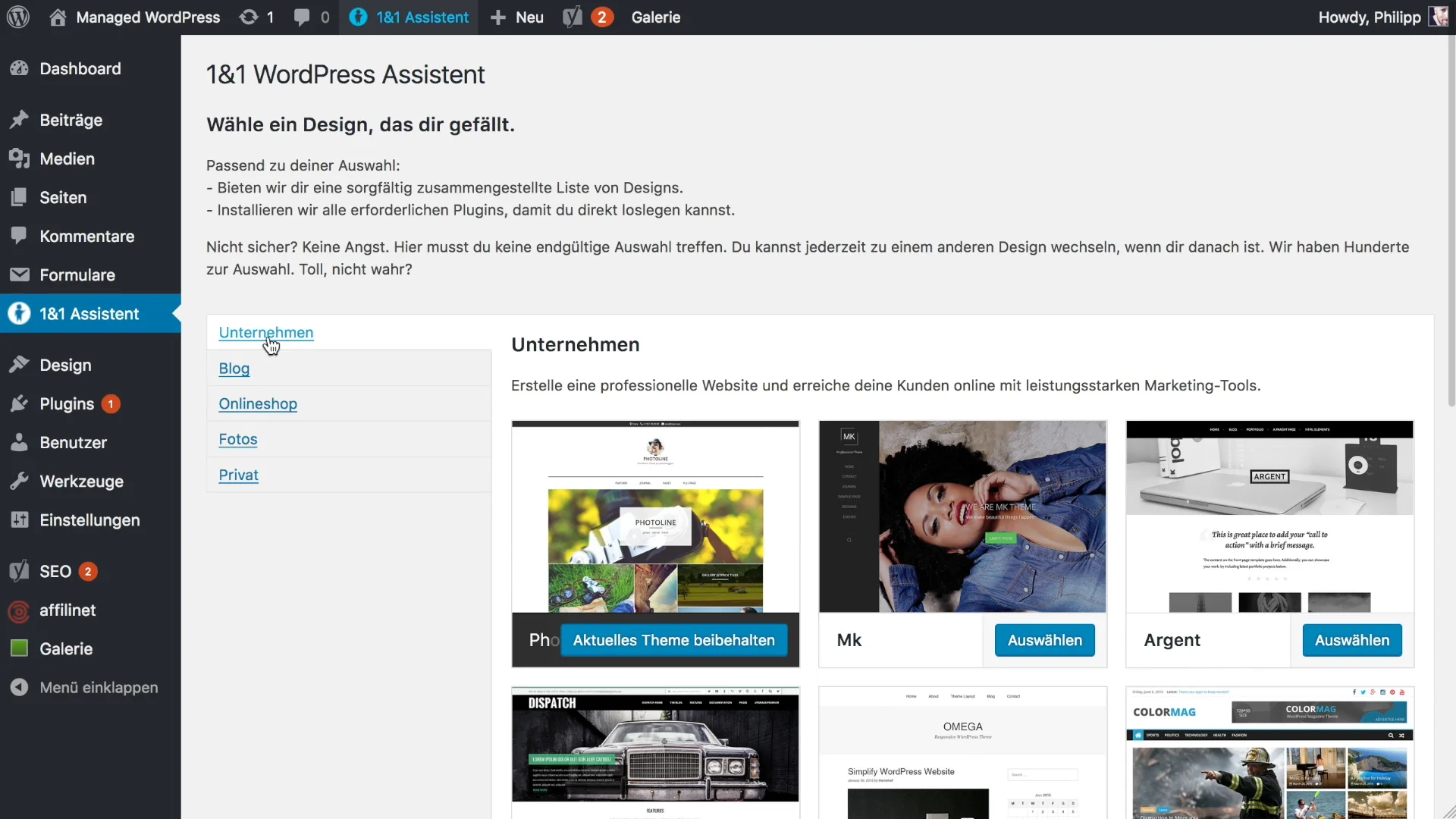 Managed WordPress Walkthrough on Vimeo