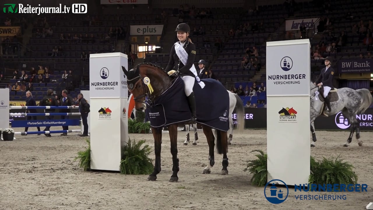 Finale Nürnberger Burgpokal der baden-württembergischen Junioren Springen bei den Stuttgart German Masters - www.nuernberger.de