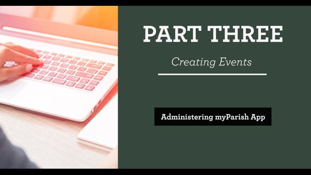Part 3: Creating Events