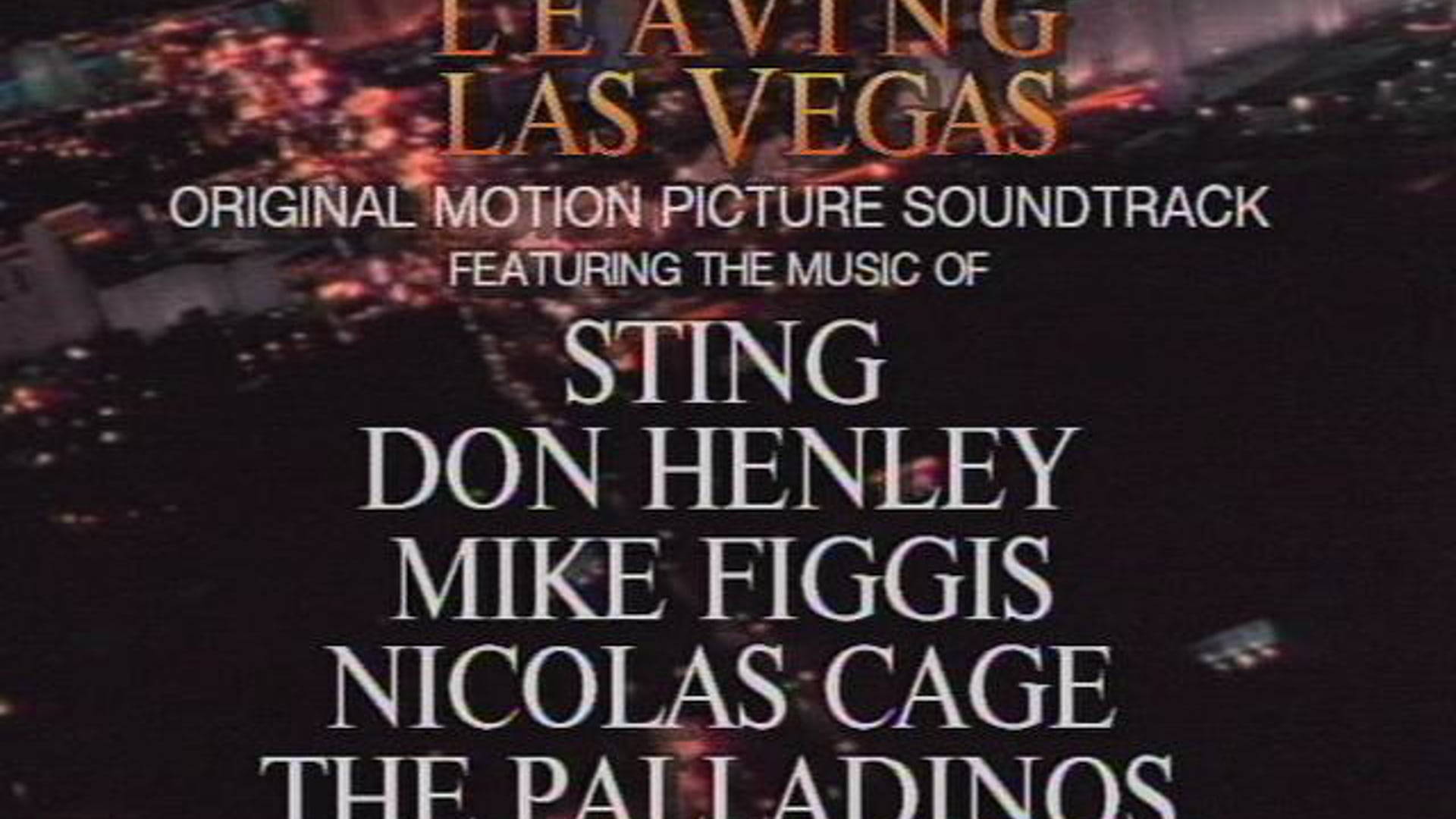 Leaving Las Vegas Soundtrack Commercial