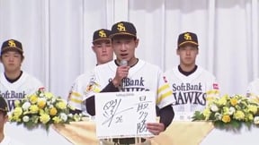 【ホークス 2018年度新入団発表記者会見】新入団11選手が色紙で意気込み披露!! 2017/12/7