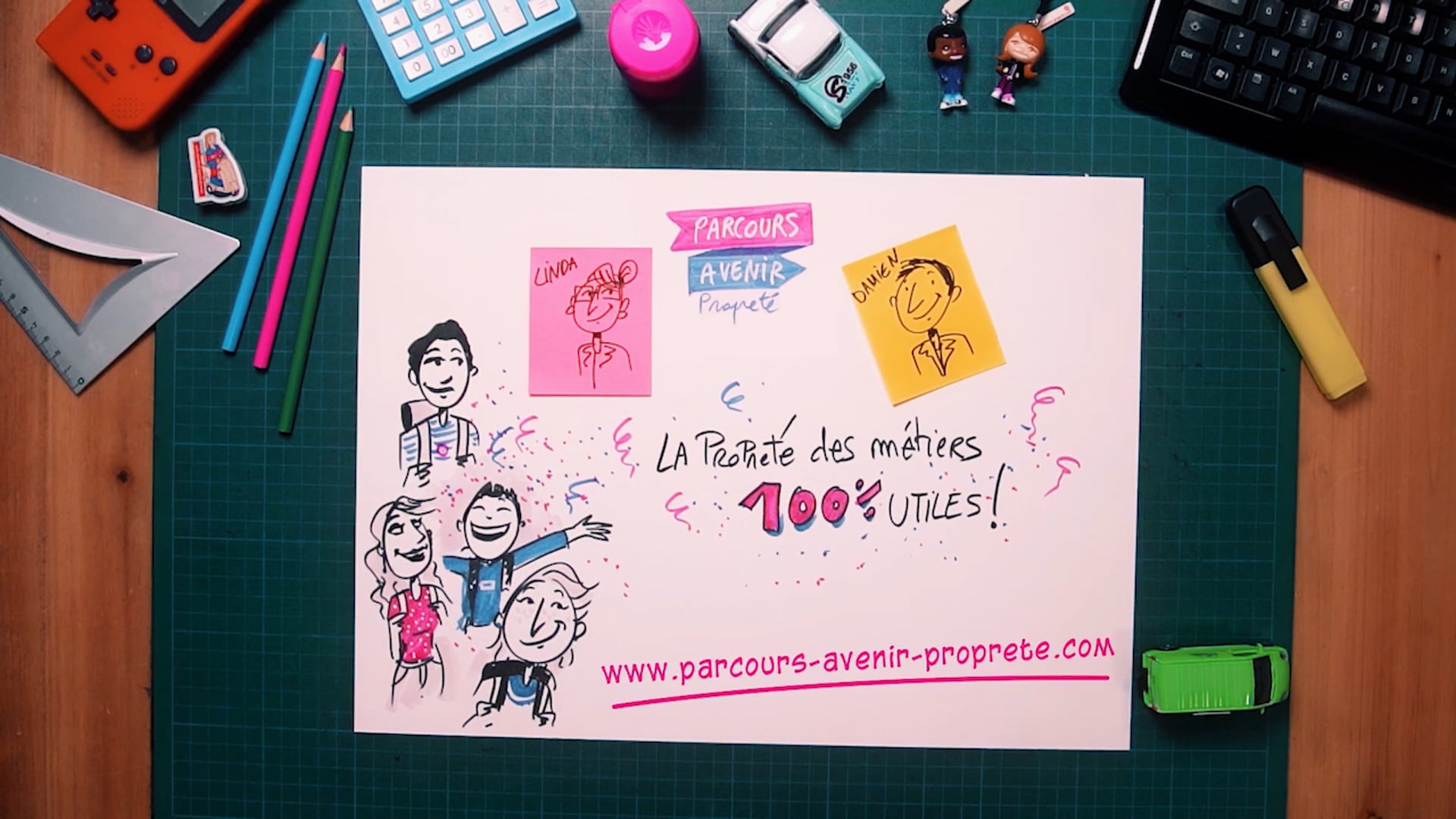 PARCOURS AVENIR PROPRETE - FILM DE PROMOTION - La Manane, agence de communication pédagogique crossmedia