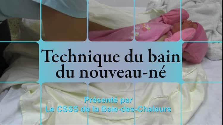 Technique du bain du nouveau n