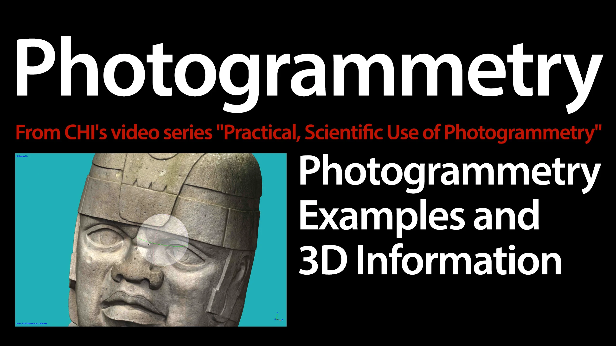 Photogrammetry Examples and 3D Information in Practical, Scientific use ...