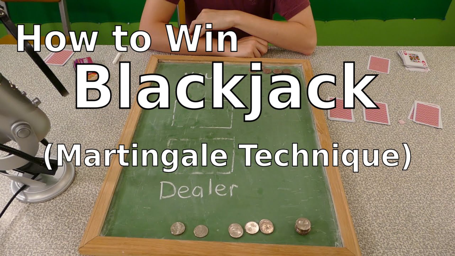 How to Win Blackjack (Martingale Technique)