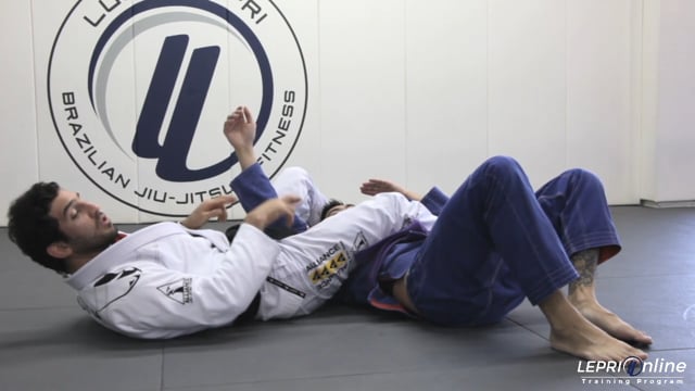 De La Riva Guard Pull to Overhead Sweep and Armbar