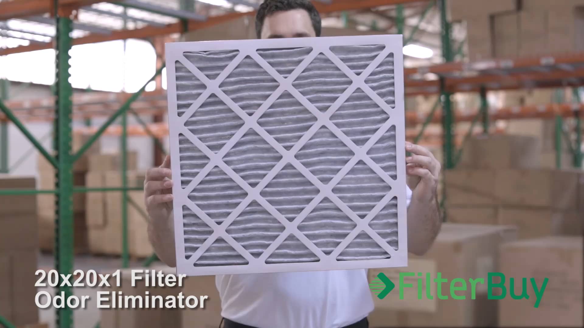 FilterBuy 20x20x1 Odor Eliminator / Carbon / Merv 8 Air filters (Odor