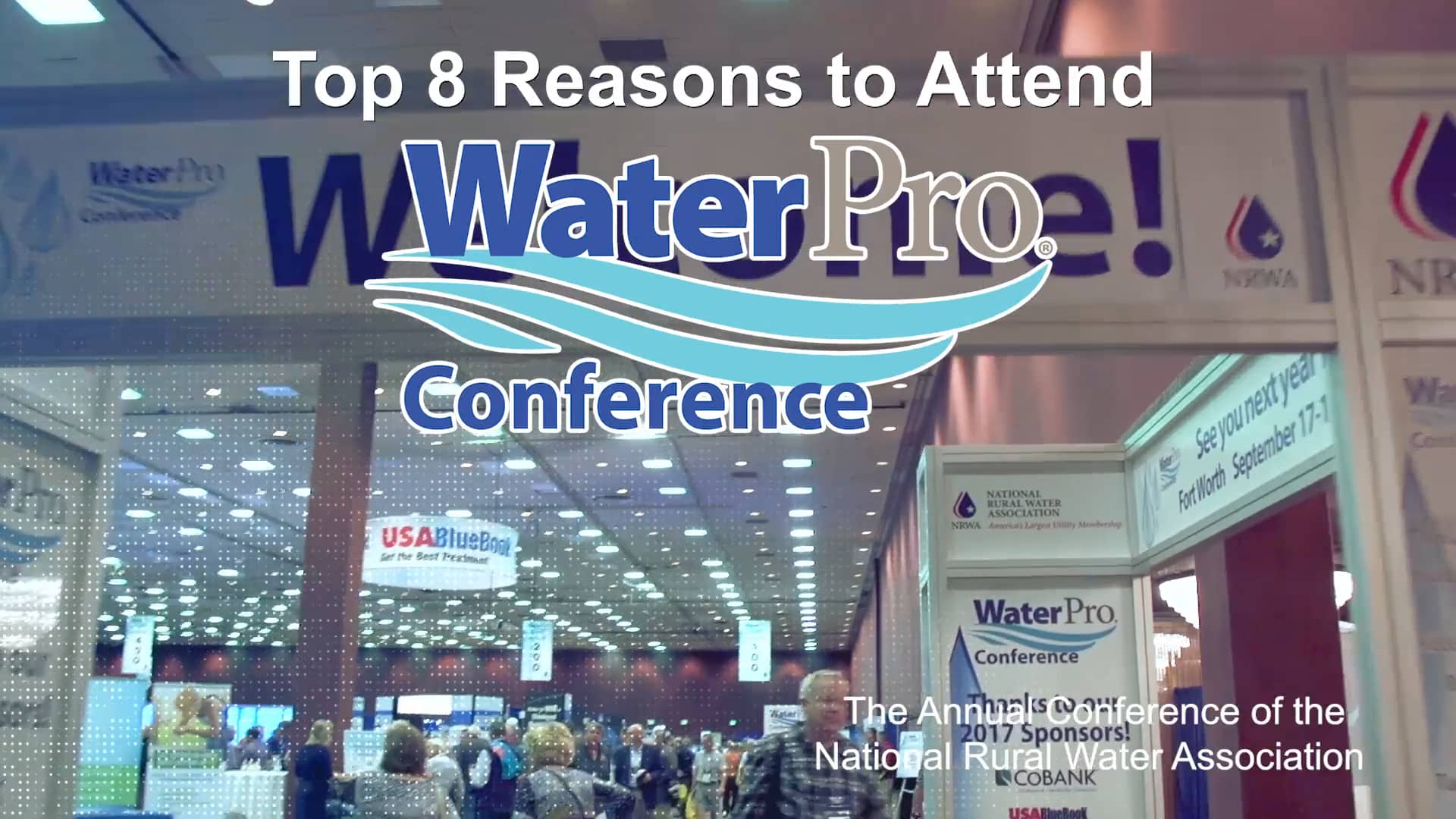 Top 8 Reason to Attend WaterPro Conference on Vimeo