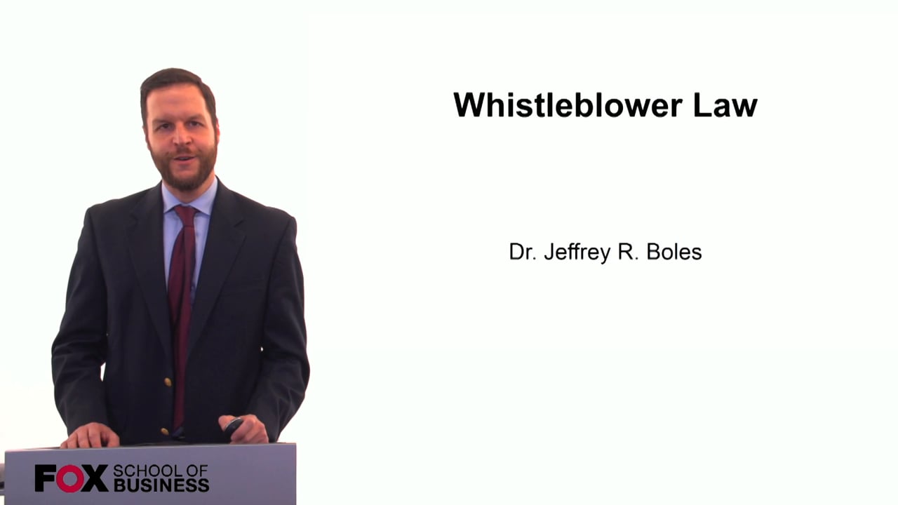 Whistleblower Law