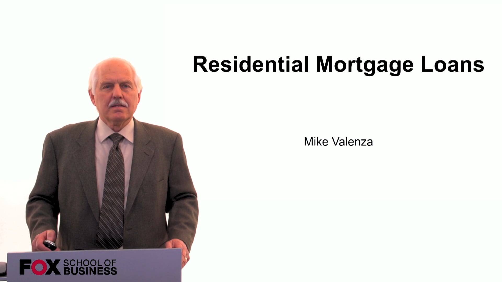 Residential Mortgage Loans