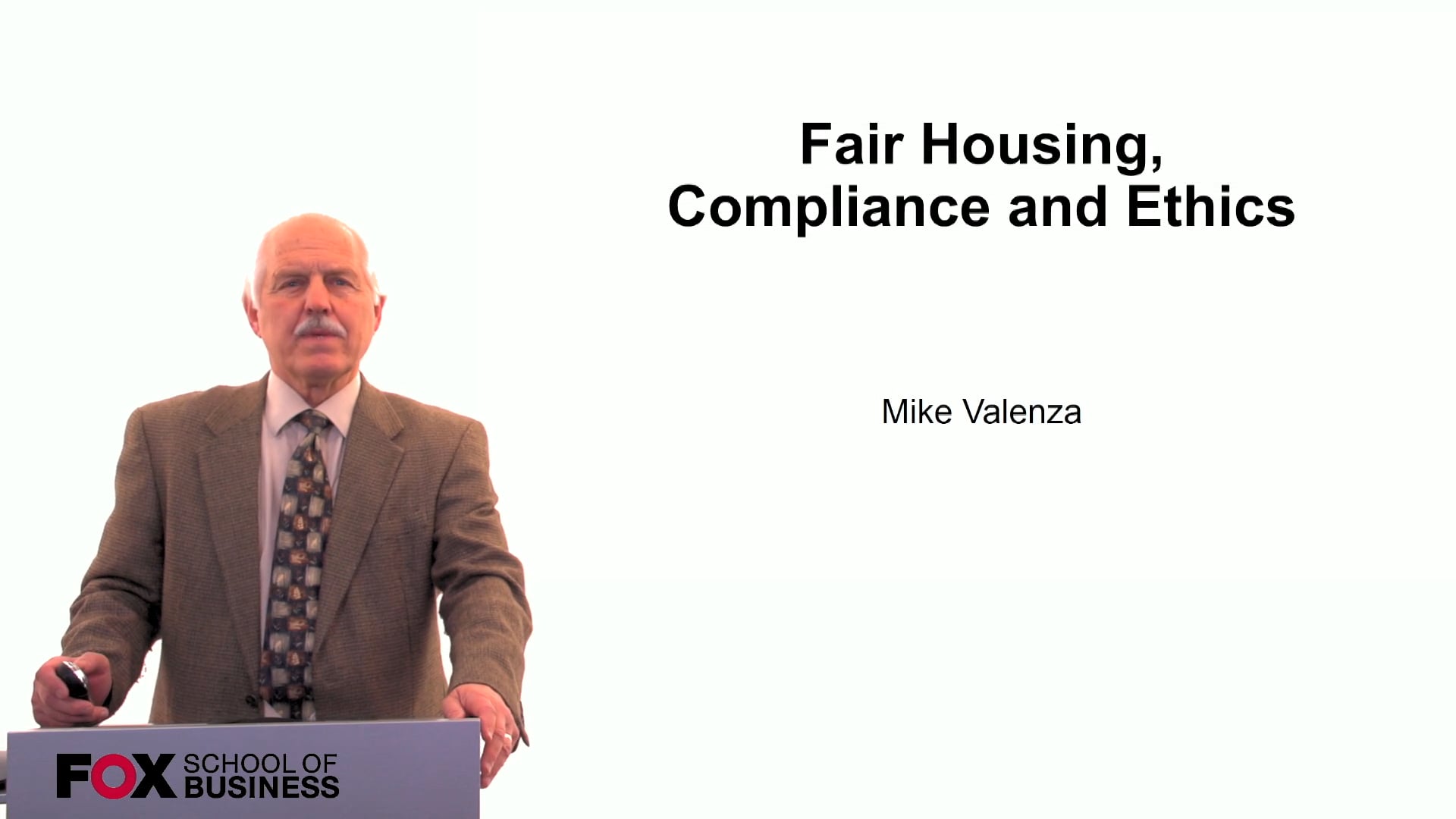 Fair Housing, Compliance and Ethics