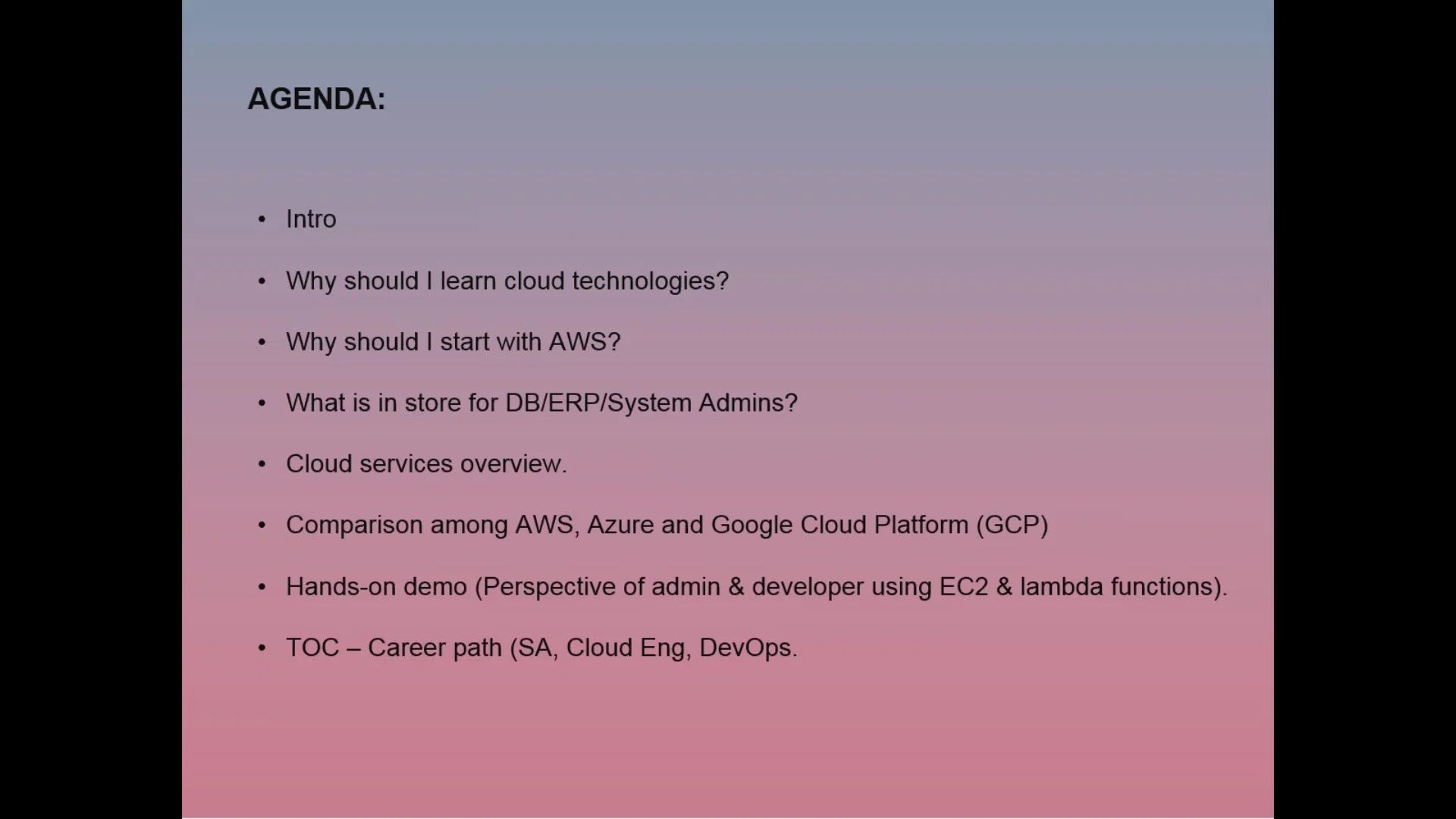 2017-12-02 19.03 Cloud Services overview. on Vimeo