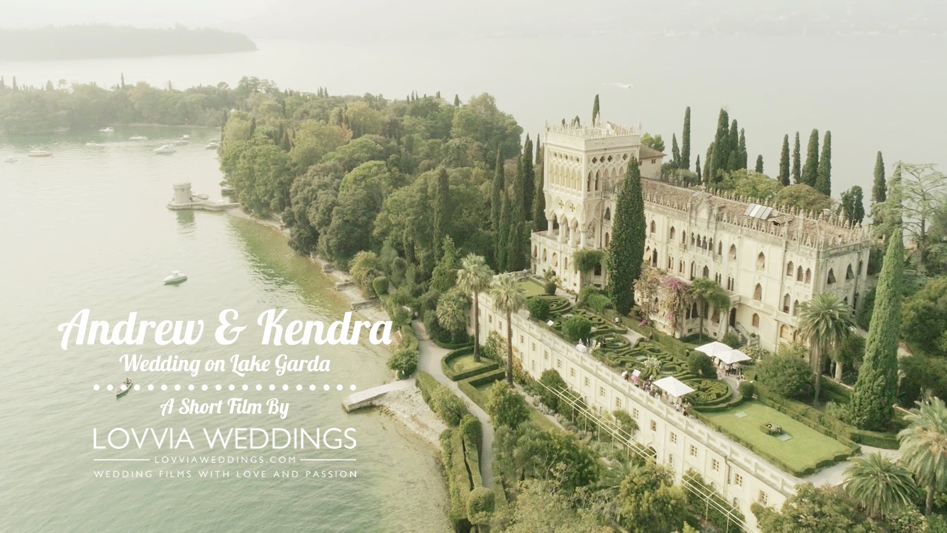 Wedding video on Lake Garda • Isola Cavazza • Italy / Andrew & Kendra (Coming soon trailer) lovviaweddings.com