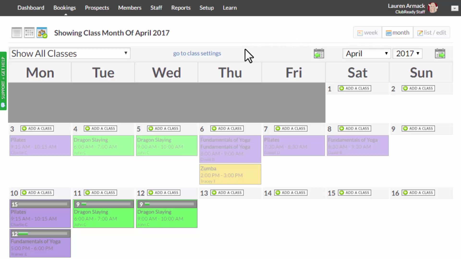 Cancel a Class Booking (Bumper) on Vimeo
