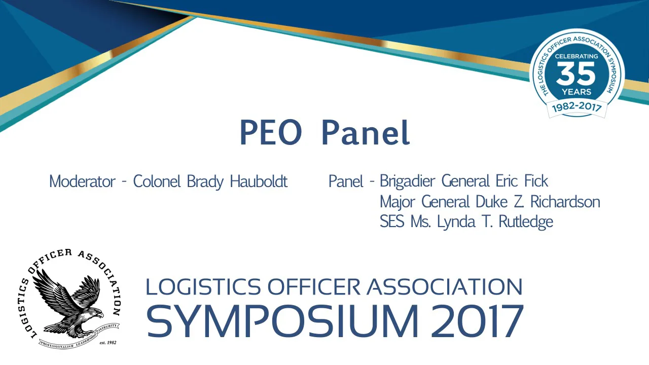 Day 1 1600 - PEO Panel on Vimeo