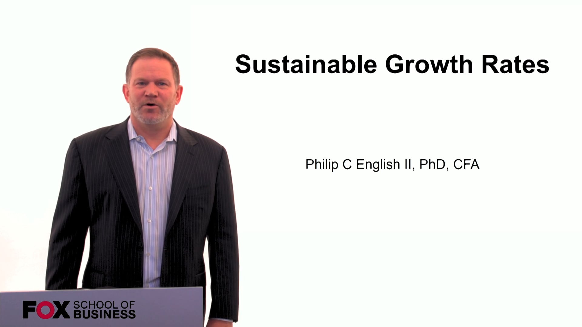Sustainable Growth Rates