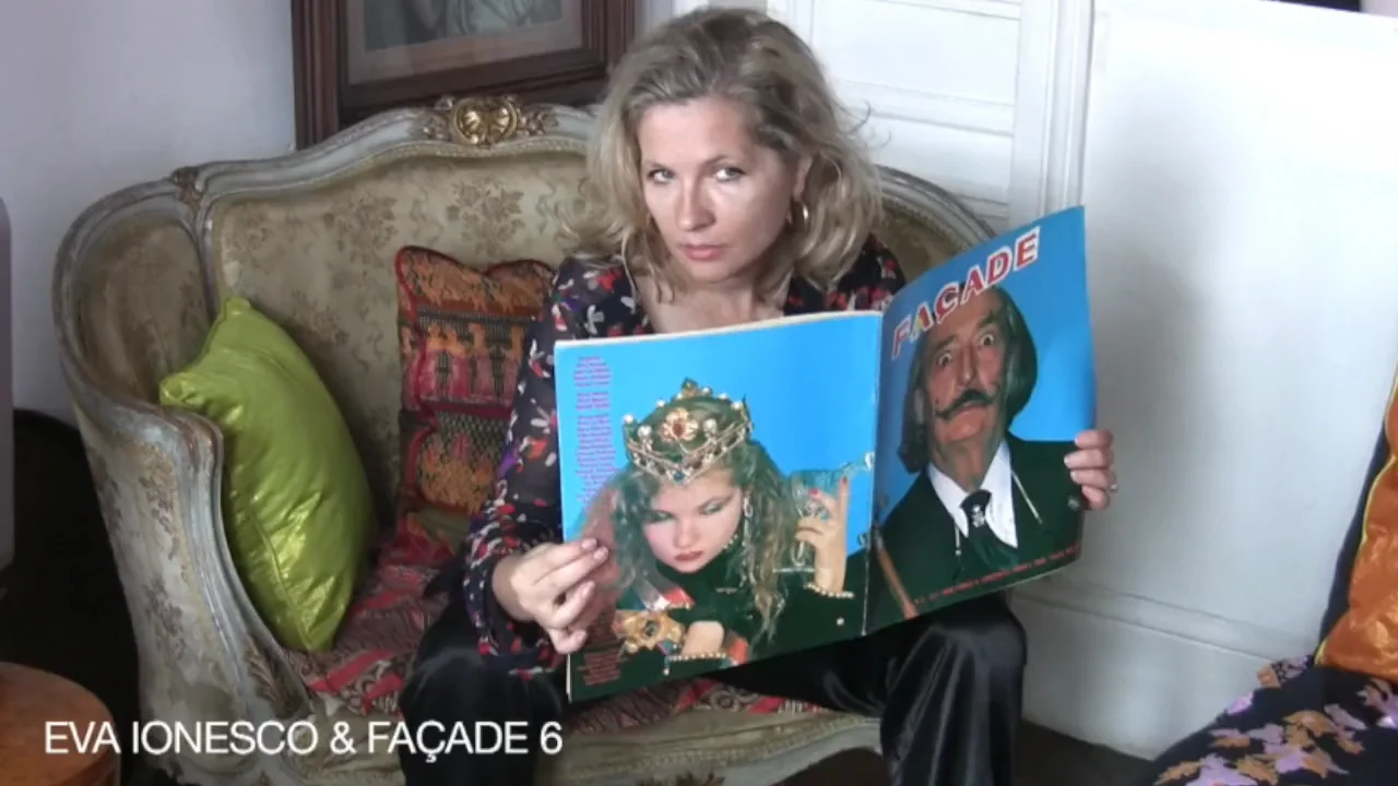 EVA IONESCO WEARING COLLECTOR Fa&ccedil;ade Issue #1978