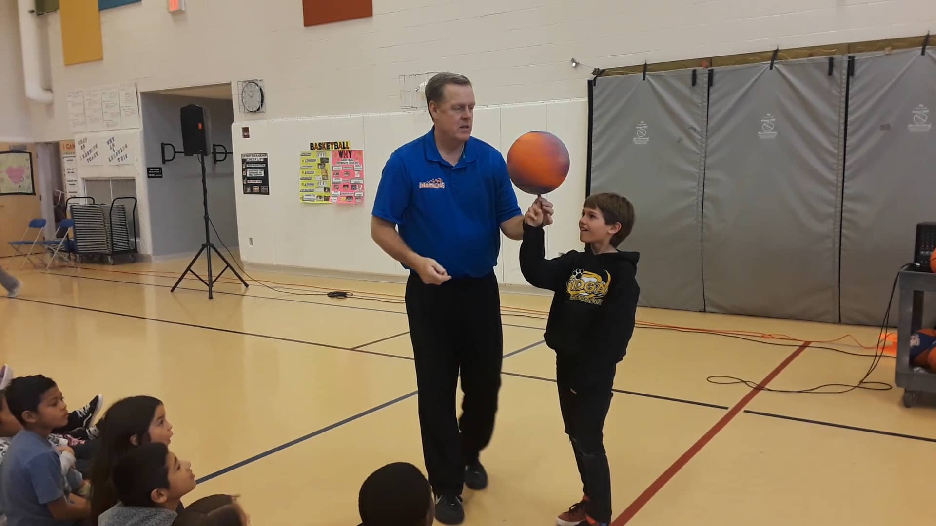 Jim 'Basketball' Jones visits Tioga School on Vimeo