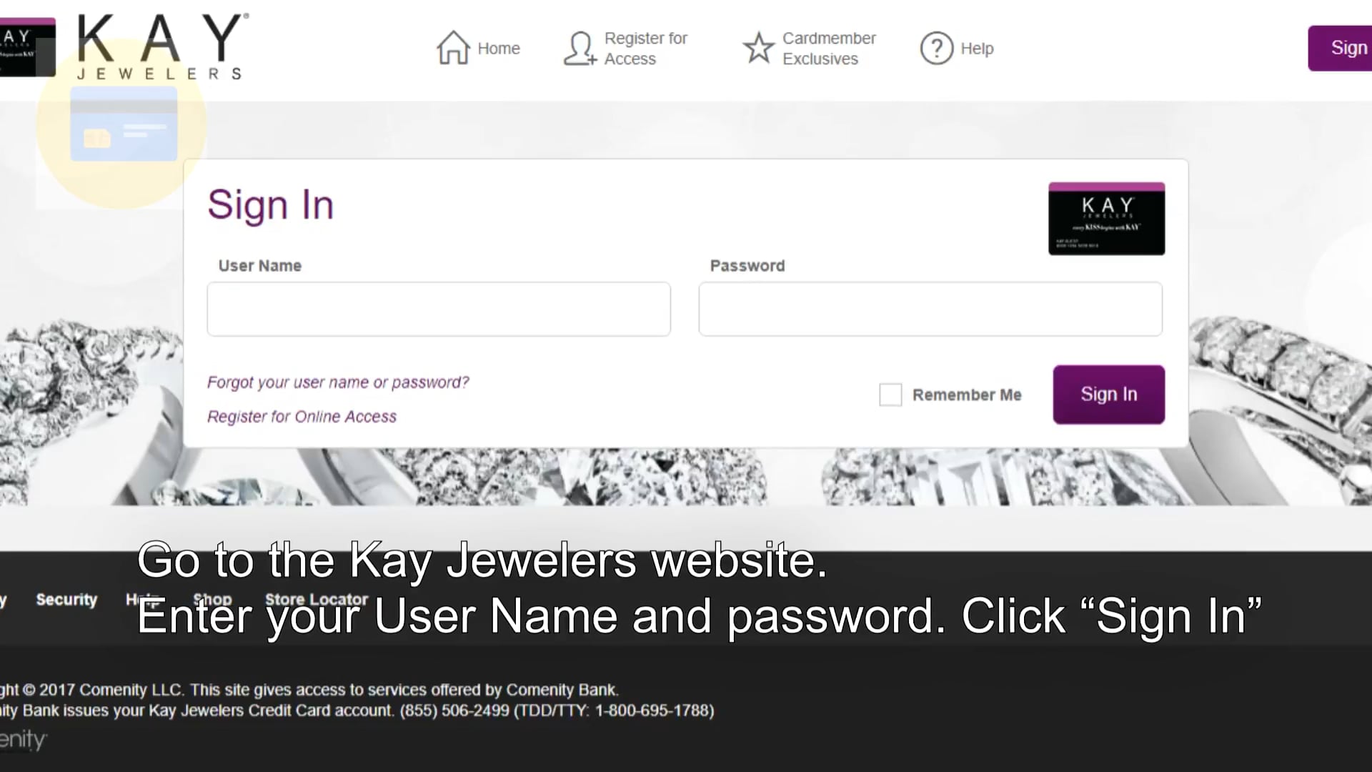 Kay Jewelers Credit Card Login In 2018 On Vimeo   672677592 24c1e7f23464a84a535b6a29987b42403b796a5b06ba5bb8c183b1edeab5aba9 D