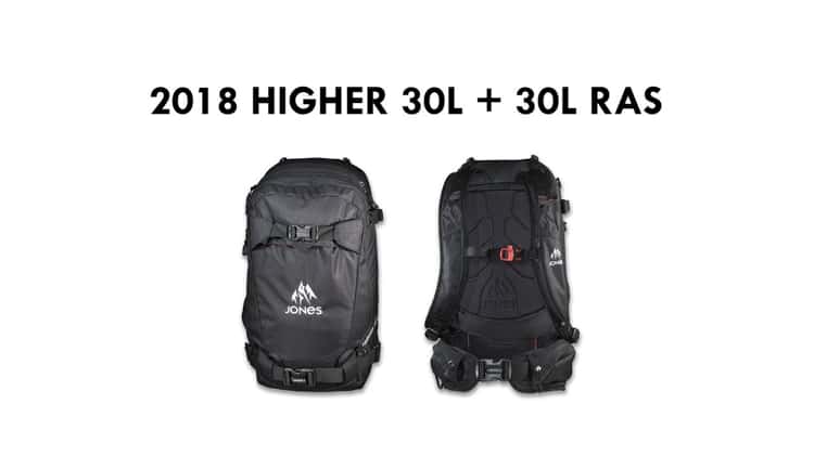 Jones Snowboards Higher 30L 30L RAS 2018