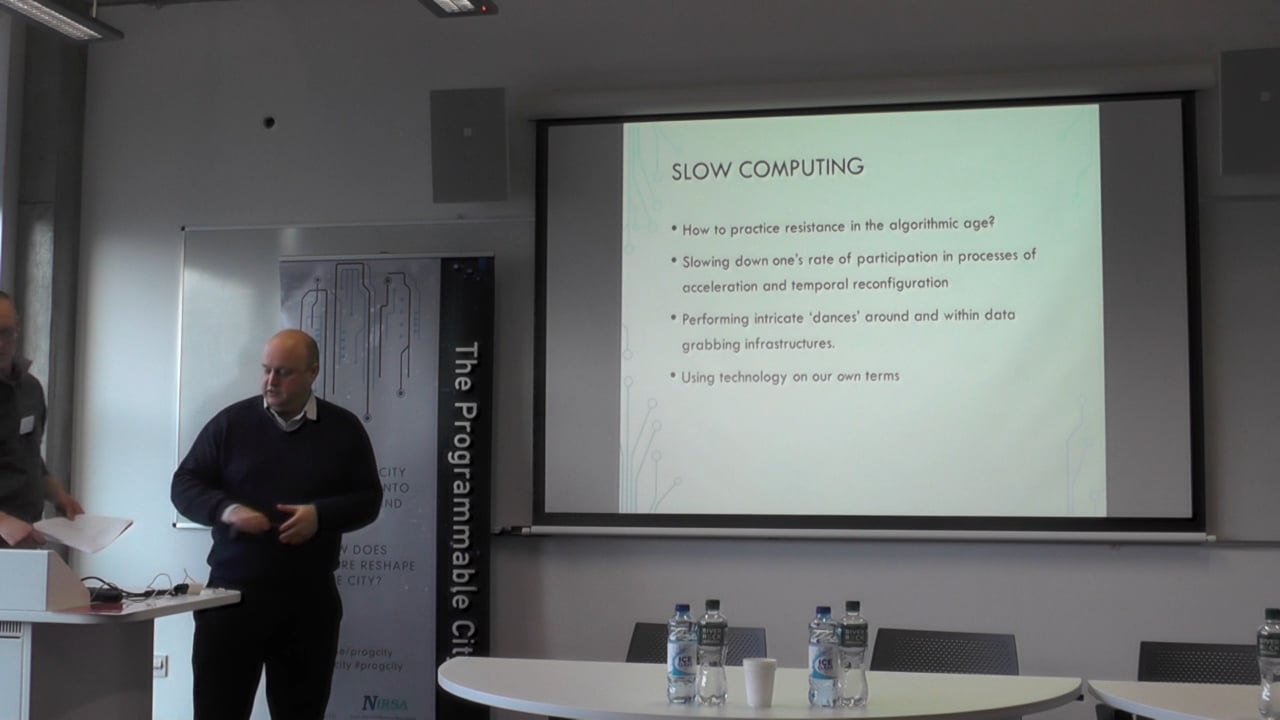 Rob Kitchin & Alistair Fraser - Introduction: Slow computing on Vimeo