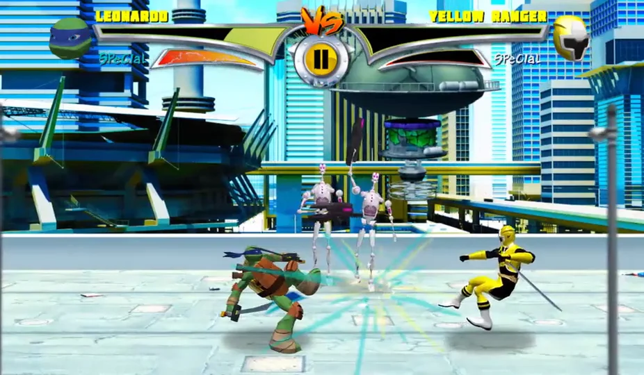TMNT VS Power Rangers: Ultimate Hero Clash