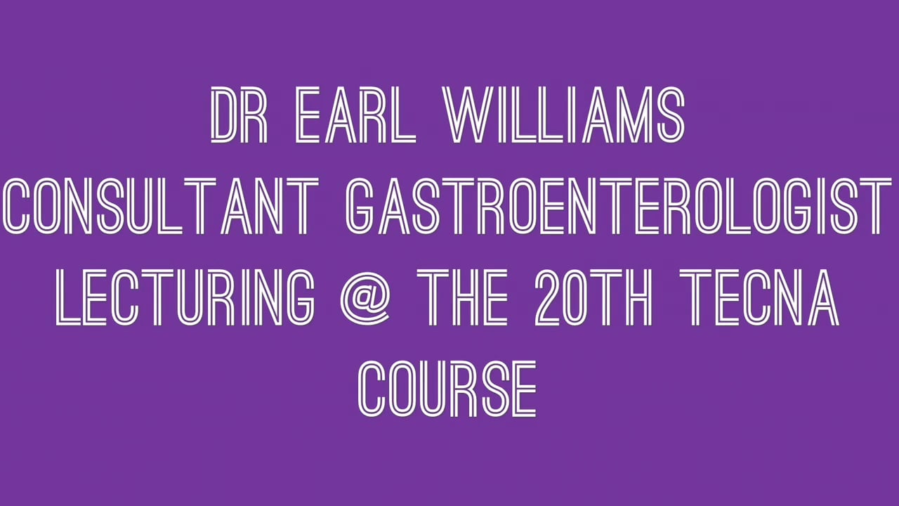 DR EARL WILLIAMS 20TH TECNA COURSE on Vimeo