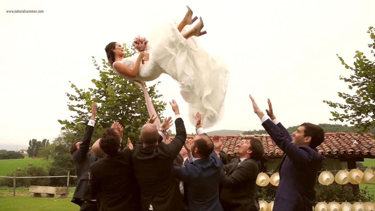 Natural Summer Boda en Finca Machoenia Urrugne Francia con drone y caballos  P&A