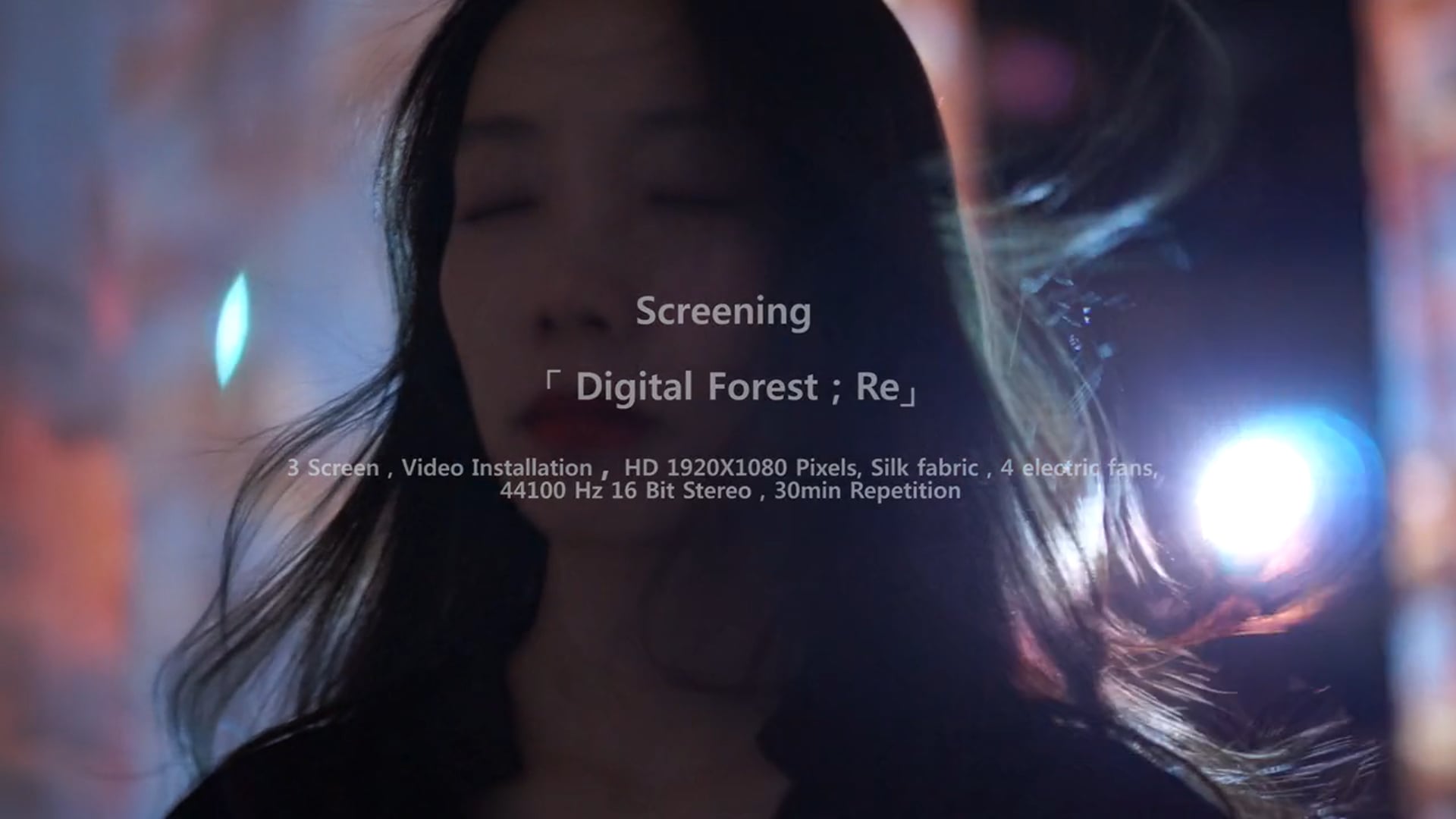 < Digital Forest ; Re >  by NK HONG  (Hong Nakyum's Media ART Exhibition Promotional Teaser Movie)