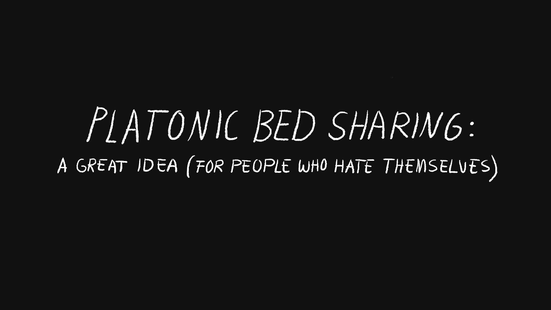 Platonic Bed Sharing A Great Idea (For People Who Hate Themselves