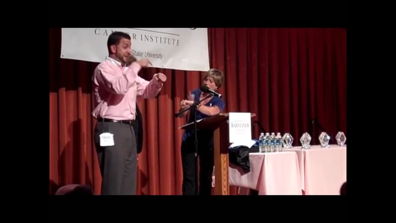 Emcee for Race for the Cure Detroit Awards Presentation