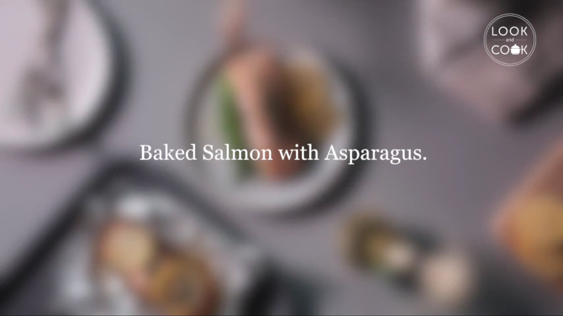 BAKED SALMON WITH ASPARAGUS