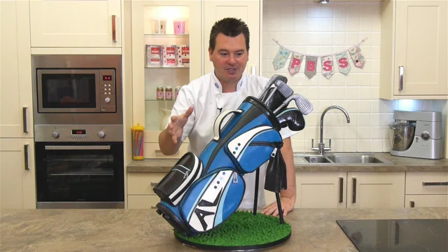 Golf Bag Cake- A Video Tutorial - My Cake School