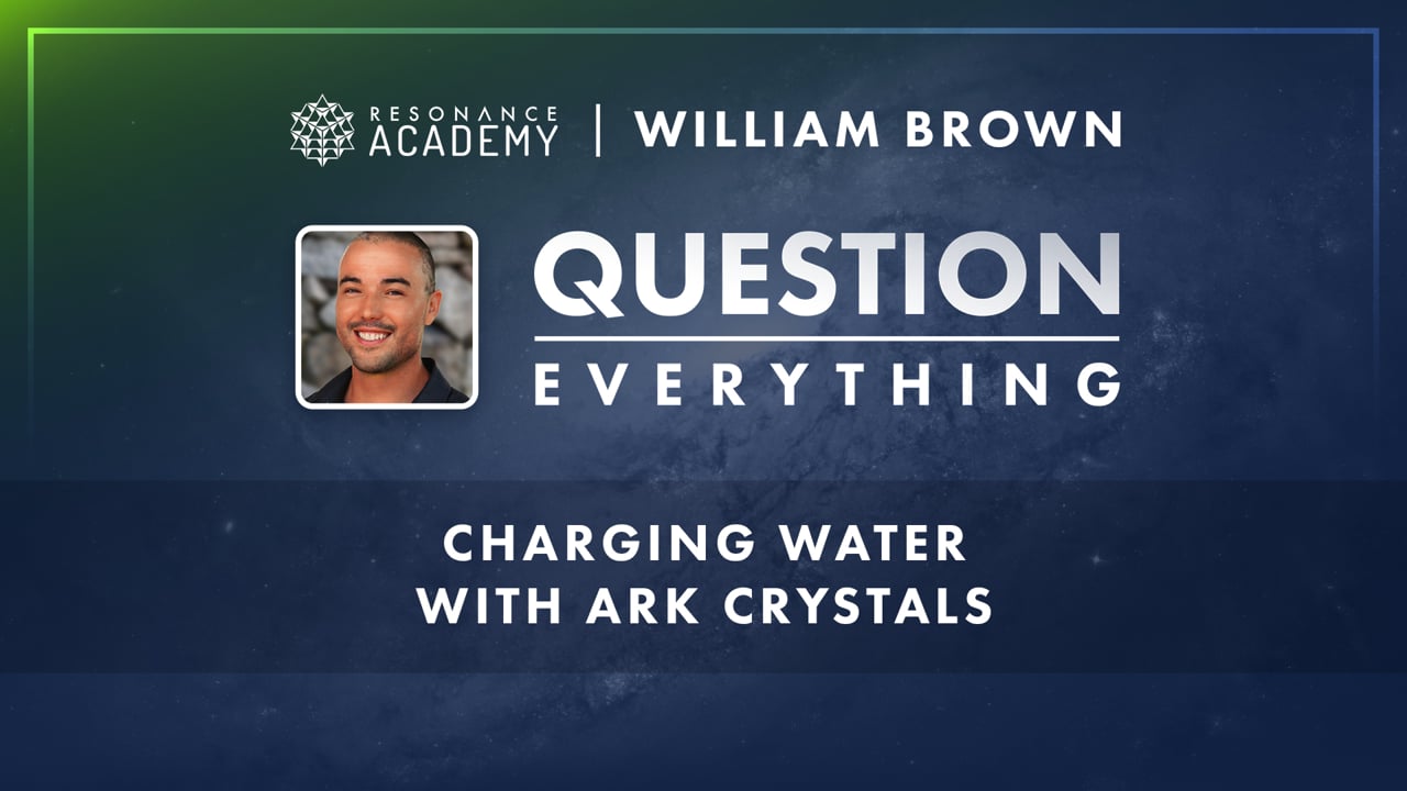Charging Water With ARK Crystals