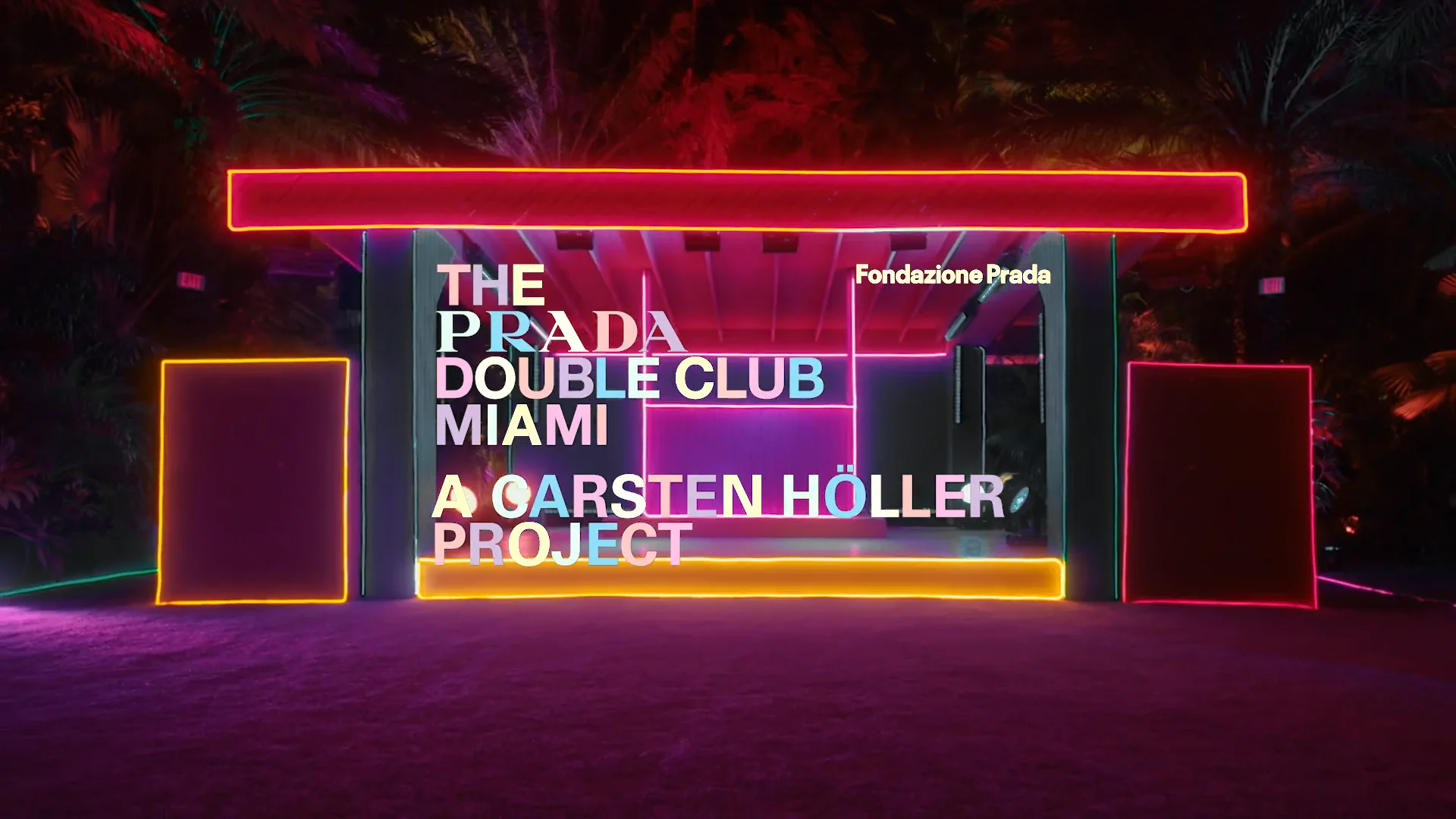 Karen Tual La Fete Dans La Cour リトグラフ The Prada Double Club at Art Basel Miami Beach by Carsten