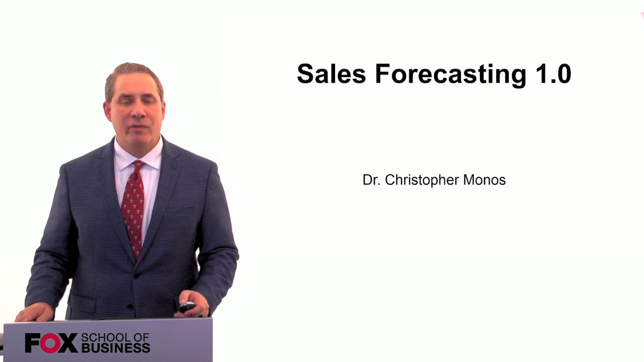 Sales Forecasting 1.0